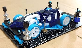 ミニ四駆　マッハフレーム　ブルー Amazon.co.jp: ミニ四駆 マッハフレーム ライトブルー B-MAX仕様 完成